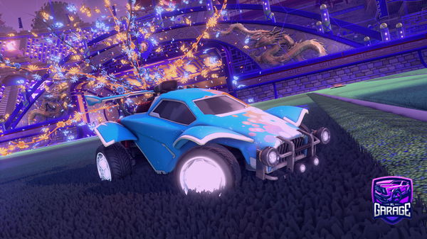 A Rocket League car design from zestypirahna