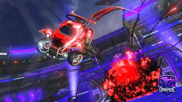 A Rocket League car design from FrBancisco