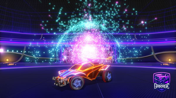 A Rocket League car design from animeexofi