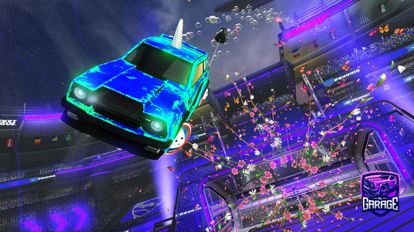 A Rocket League car design from Hug904hd