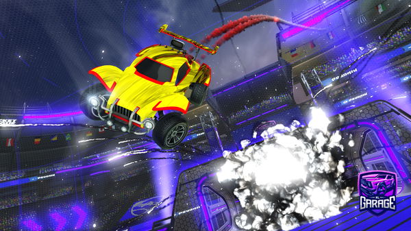 A Rocket League car design from Potworex576