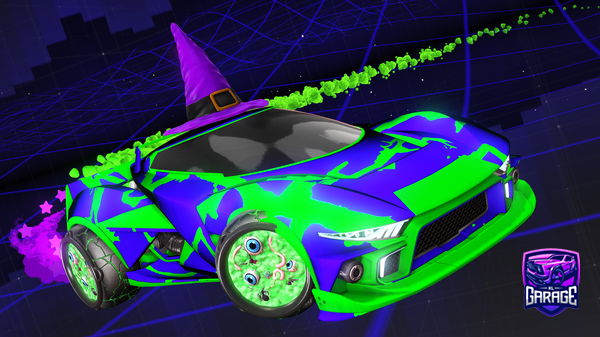 A Rocket League car design from MrGilly21