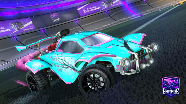 A Rocket League car design from Crazytrinex21