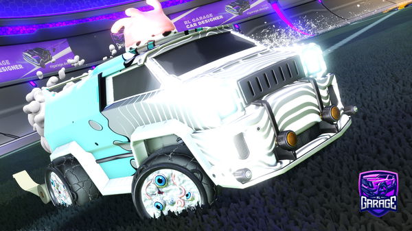 A Rocket League car design from Louissmids2008