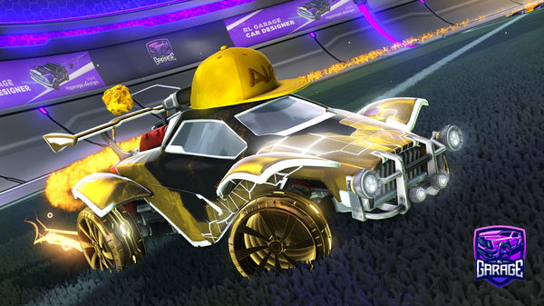 A Rocket League car design from Boondifrom500crtotwoctane