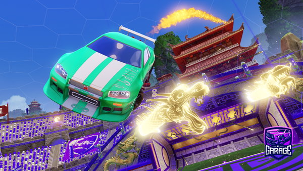 A Rocket League car design from yellowix