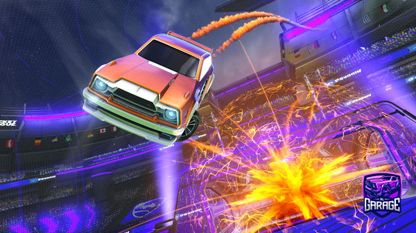 A Rocket League car design from tiooooomns