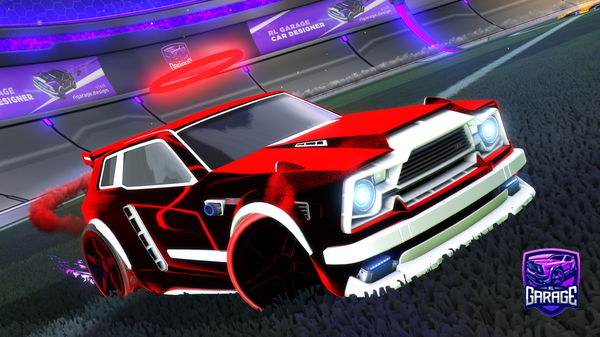 A Rocket League car design from Paksplatt
