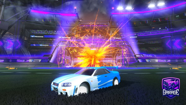 A Rocket League car design from Pokego78go