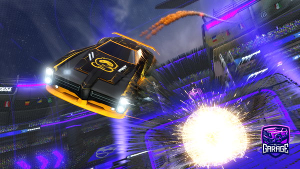 A Rocket League car design from MegaMystery3xD