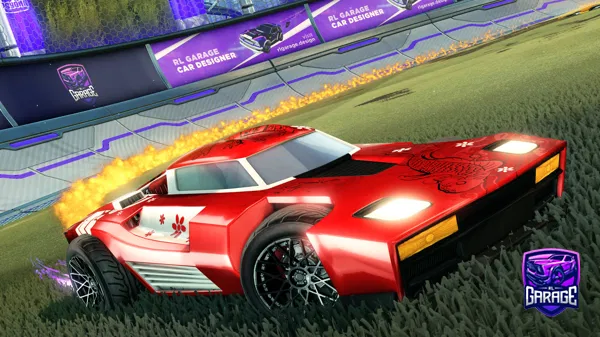 A Rocket League car design from dangerduck