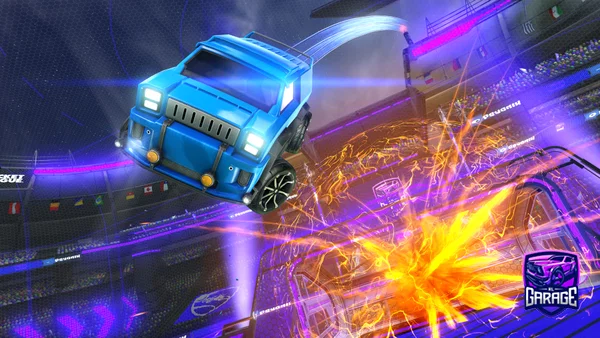 A Rocket League car design from WOBBLEbeano