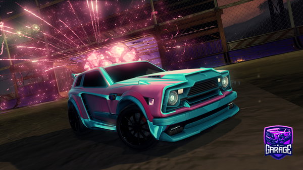 A Rocket League car design from actually73