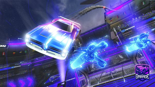 A Rocket League car design from Cyberspacerl