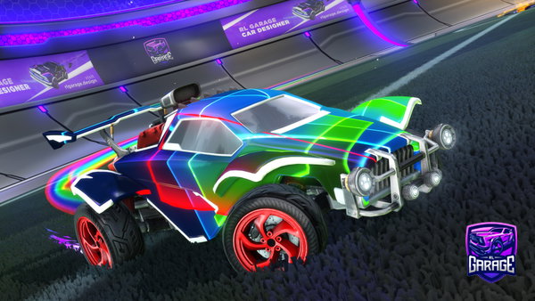 A Rocket League car design from AshyNaruto