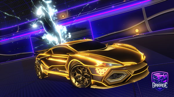 A Rocket League car design from goldtrym