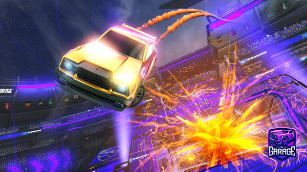 A Rocket League car design from Mrcobos