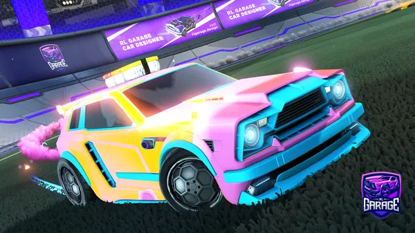 A Rocket League car design from magma158