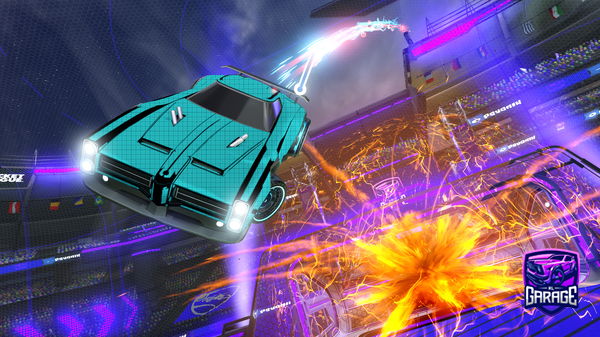 A Rocket League car design from BO8ERT