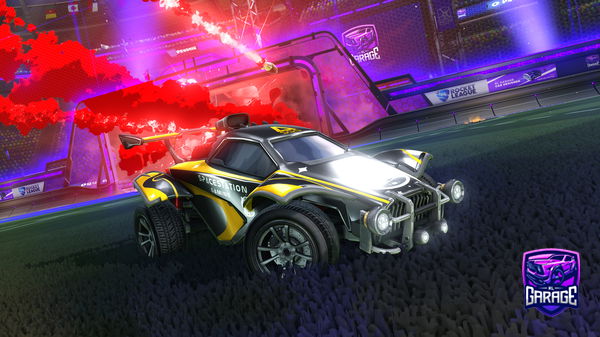 A Rocket League car design from Simedaboi