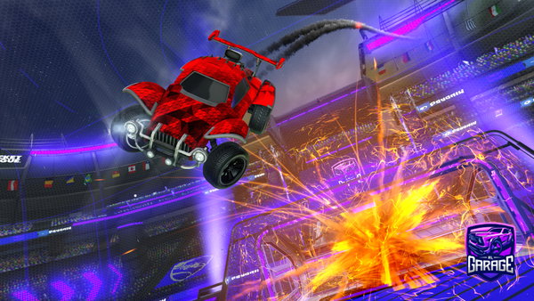 A Rocket League car design from Qwebsi