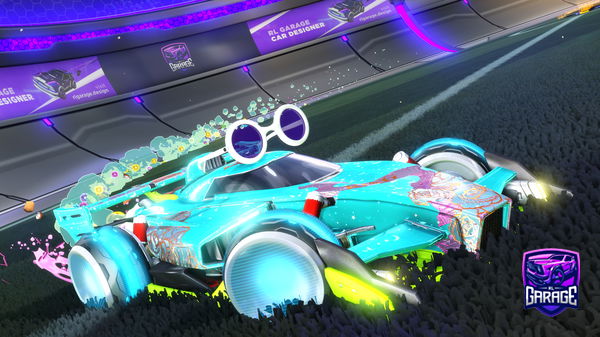 A Rocket League car design from Elr0nd
