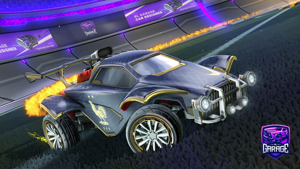 A Rocket League car design from Elisa63000