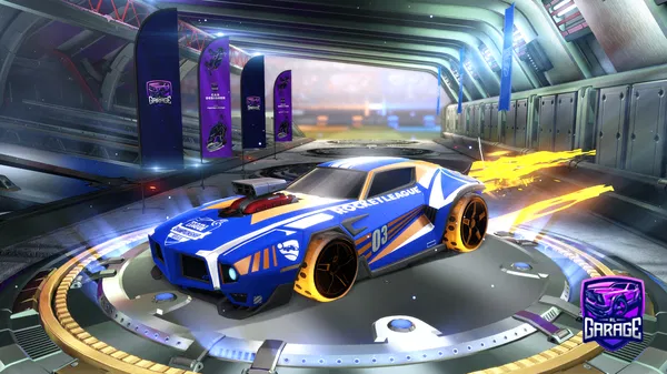 A Rocket League car design from marketexx