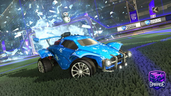 A Rocket League car design from PoggyPaulinylol