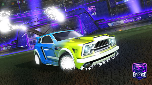 A Rocket League car design from BlueSpaceGamer