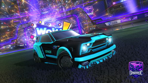 A Rocket League car design from Geckoing