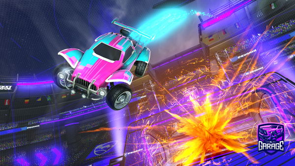 A Rocket League car design from DooWoo