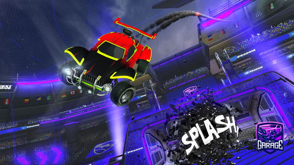 A Rocket League car design from Yeetr26