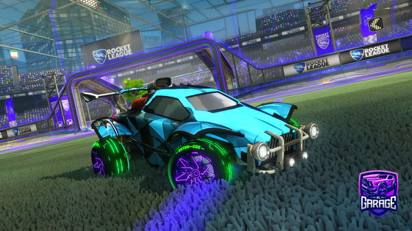 A Rocket League car design from satt-up