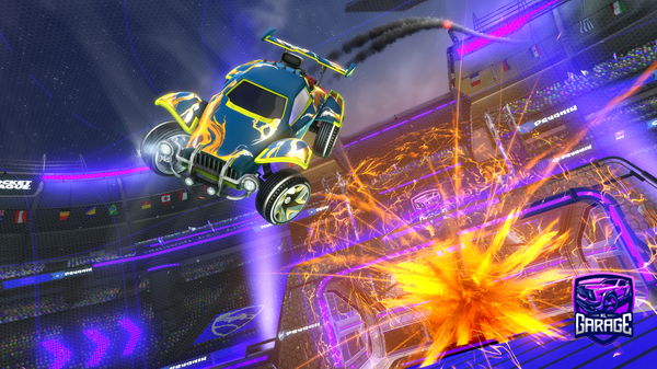 A Rocket League car design from Mo7amad-_-XR