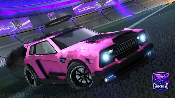 A Rocket League car design from stova