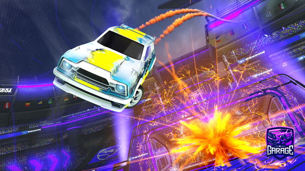 A Rocket League car design from Nahemm