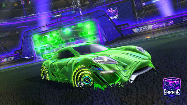 A Rocket League car design from Neon_Toaster