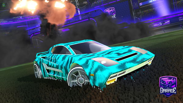A Rocket League car design from wategaming