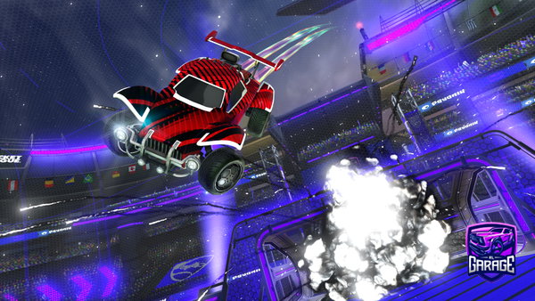 A Rocket League car design from Jackyyy123