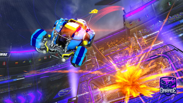 A Rocket League car design from SyxxOfNine