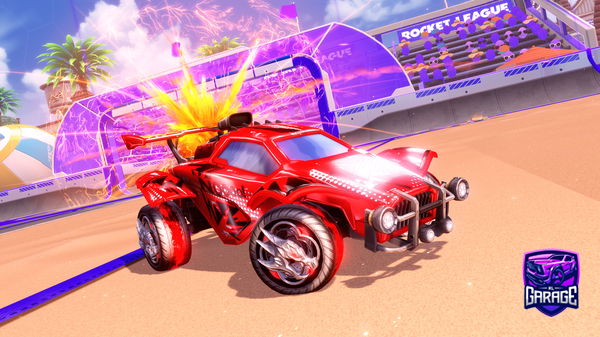 A Rocket League car design from Crazytrinex21