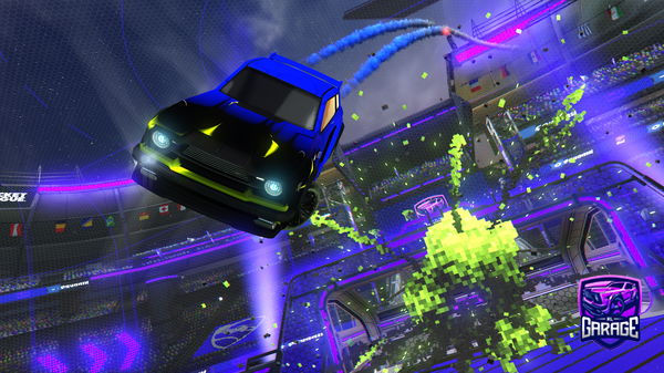 A Rocket League car design from Corbi4k