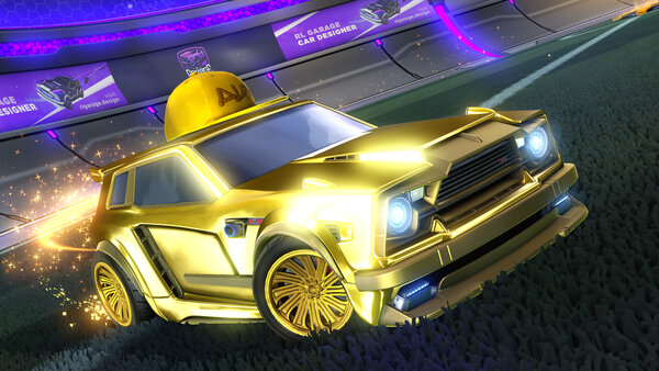 A Rocket League car design from Hazdog1000