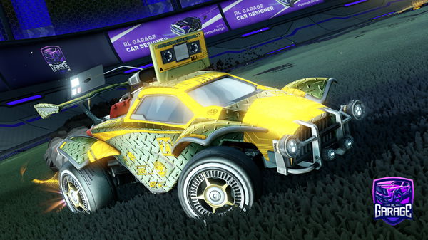 A Rocket League car design from zap88