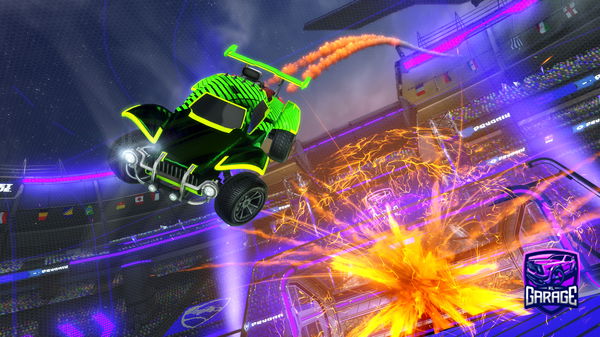 A Rocket League car design from Noobybony