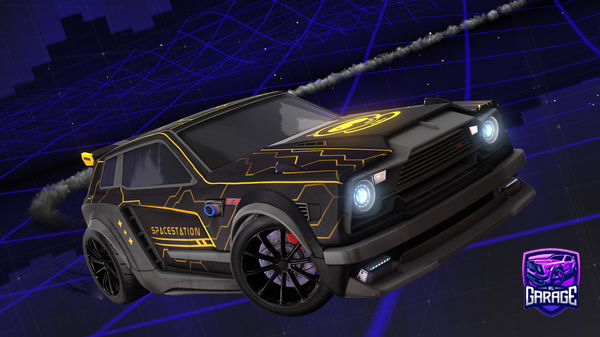 A Rocket League car design from KingBryson