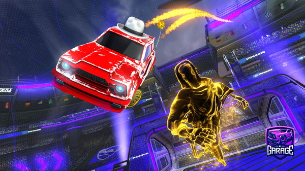 A Rocket League car design from SkyStrikeRL