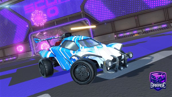 A Rocket League car design from PinkLemonaad