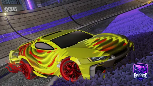 A Rocket League car design from irosario78